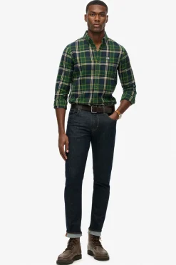 Superdry Camisa corte holgado azul Best