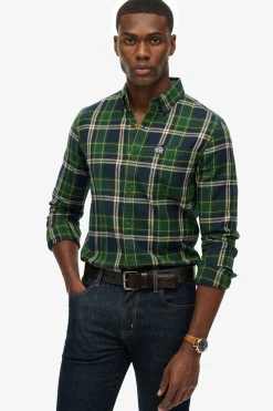 Superdry Camisa corte holgado azul Best