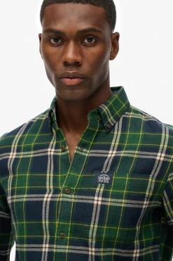 Superdry Camisa corte holgado azul Best