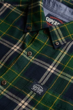 Superdry Camisa corte holgado azul Best