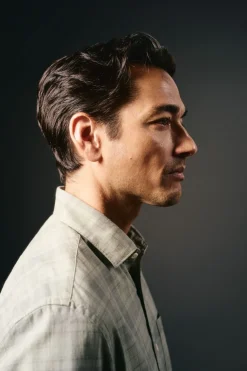 OOTO Camisa cuadro sobretintado Kaki Outlet