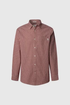 Pepe Jeans Camisa Cuadros Fit Regular rojo