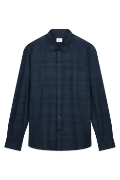 OOTO Camisa cuadros franela Turquesa Best