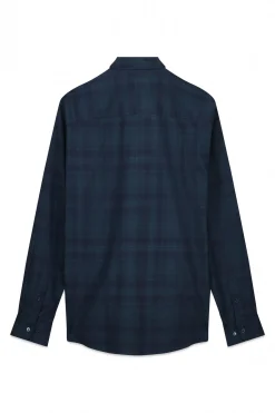 OOTO Camisa cuadros franela Turquesa Best