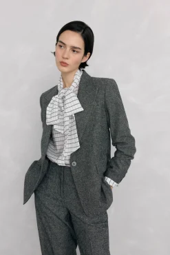 Pedro del Hierro Camisa cuadros lazada Marfil Best
