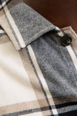 Jack & Jones PLUS Camisa cuadros relaxed gris Sale