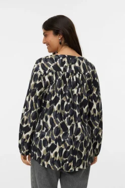 Vero Moda Curve Camisa cuello pico Curve Verde Discount