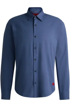 HUGO Camisa de manga larga Azul Discount