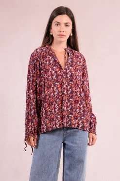 Molly Bracken Camisa de manga larga abullonada Multicolor Best