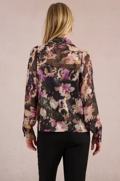 Molly Bracken Camisa de manga larga con estampado Multicolor Discount