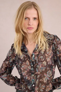 Molly Bracken Camisa de manga larga con estampado Multicolor Outlet
