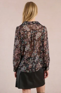Molly Bracken Camisa de manga larga con estampado Multicolor Outlet