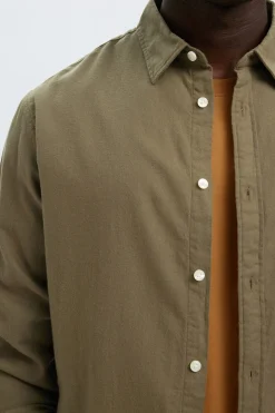 Selected Camisa de manga larga slim fit Verde New