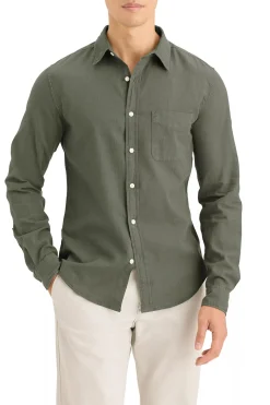 Dockers Camisa de popelina Verde Best
