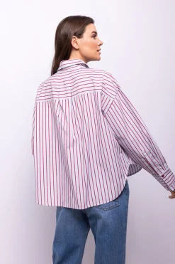 Object Camisa de rayas Azul Hot