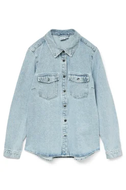 Vero Moda Camisa denim de manga larga Azul New