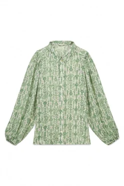 Slowlove Camisa estampada Estampado blanco Outlet