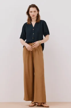 Cortefiel Camisa estampado animal Azul marino New