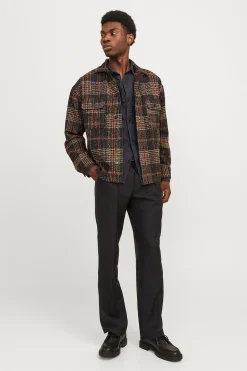 Jack & Jones Camisa estilo sarga negro New