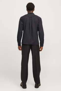 Jack & Jones Camisa estilo sarga negro New