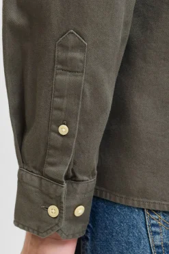 Jack & Jones Camisa estilo sarga nude Outlet