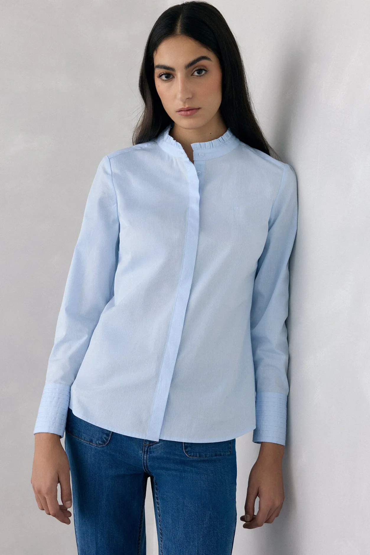 Pedro del Hierro Camisa estructura Azul Hot
