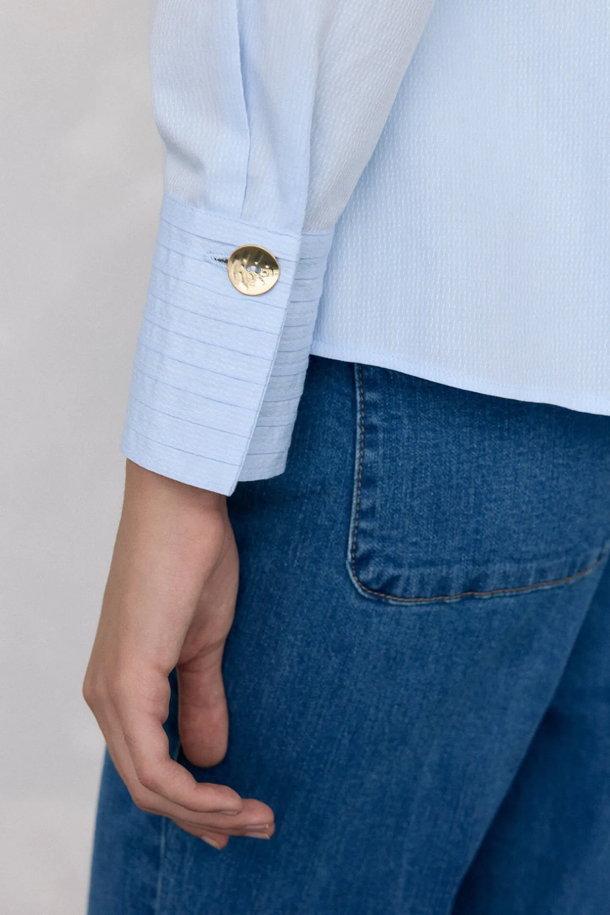 Pedro del Hierro Camisa estructura Azul Hot