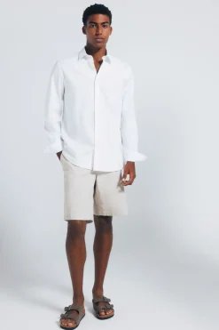 Springfield Camisa estructura blanco