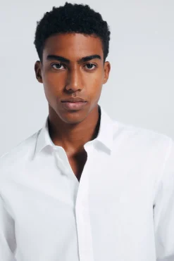 Springfield Camisa estructura blanco