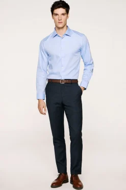 Selected Camisa formal Slim Fit Azul Outlet