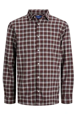 Jack & Jones Camisa franela cuadros rojo Clearance