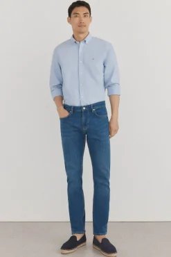 Pedro del Hierro Camisa iconic oxford liso Azul Best
