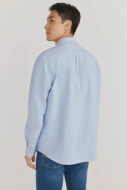 Pedro del Hierro Camisa iconic oxford liso Azul Best