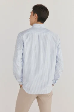 Pedro del Hierro Camisa iconic oxford raya candela Azul Sale