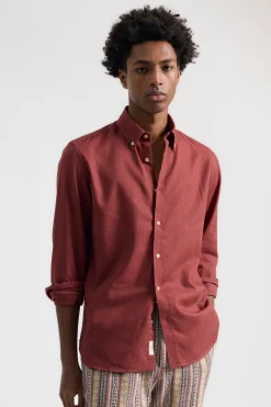 PuroEGO Camisa lino Rojo