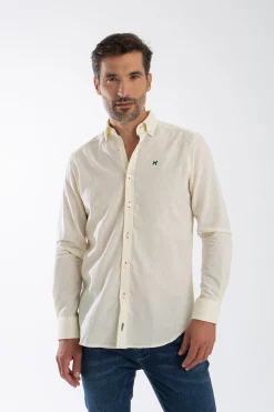 Williot Camisa Lino Amarillo Online