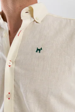 Williot Camisa Lino Amarillo Online