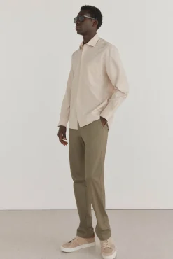 Pedro del Hierro Camisa lisa popelín Beige Best