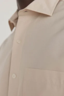 Pedro del Hierro Camisa lisa popelín Beige Best