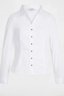 Morgan Camisa manga larga Blanco Outlet