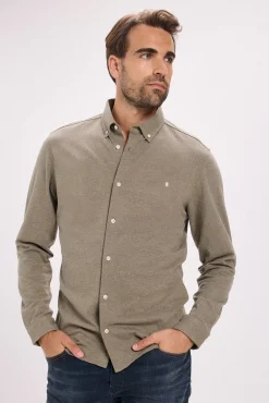 Jack & Jones Camisa manga larga Marr&oacute;n oscuro Hot