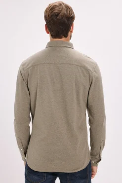 Jack & Jones Camisa manga larga Marr&oacute;n oscuro Hot