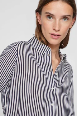 Vila Camisa manga larga Estampado blanco Discount