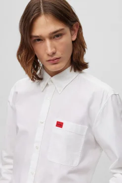 HUGO Camisa manga larga Blanco Clearance