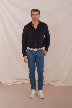 Celopman Camisa Micropana azul Online