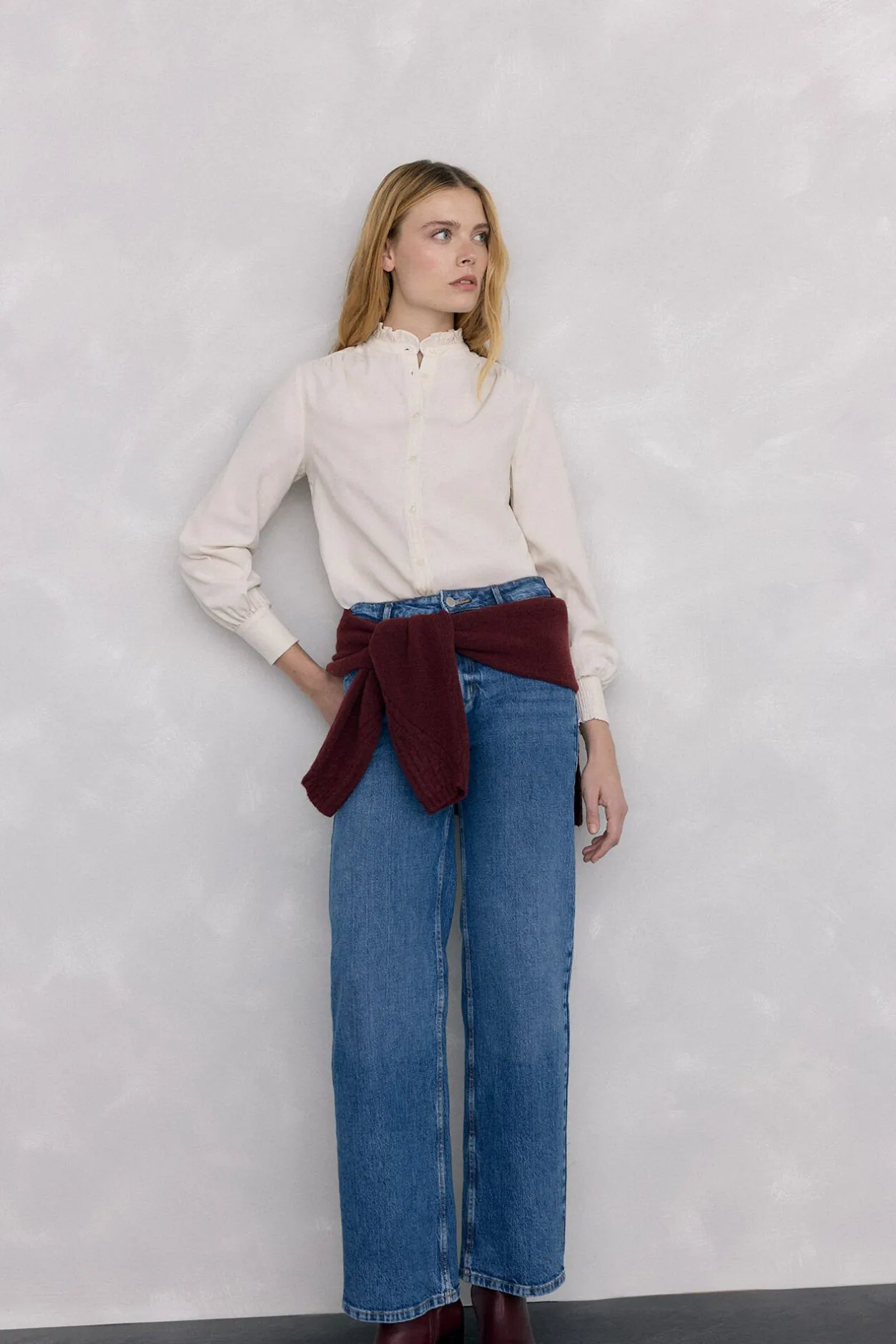 Pedro del Hierro Camisa micropana Crudo Hot