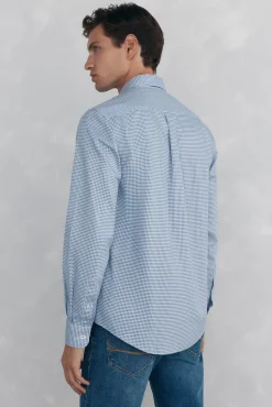 Pedro del Hierro Camisa non iron oxford cuadros Azul Online