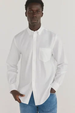 Pedro del Hierro Camisa non iron oxford liso Blanco
