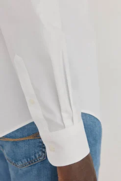 Pedro del Hierro Camisa non iron oxford liso Blanco