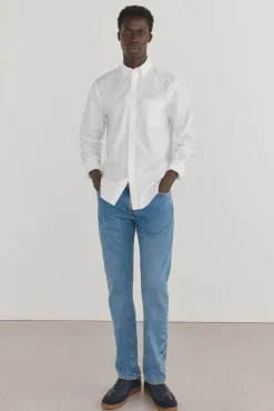 Pedro del Hierro Camisa non iron oxford liso Blanco